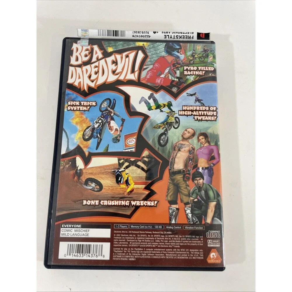 Freestyle PlayStation 2 PS2 Video Game 2002 Black Label Complete CIB